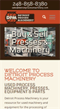 Mobile Screenshot of detroitprocessmachinery.com